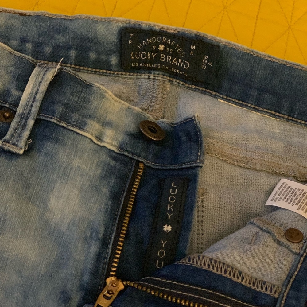 Lucky Brand Acid Washed Skinny Jeans